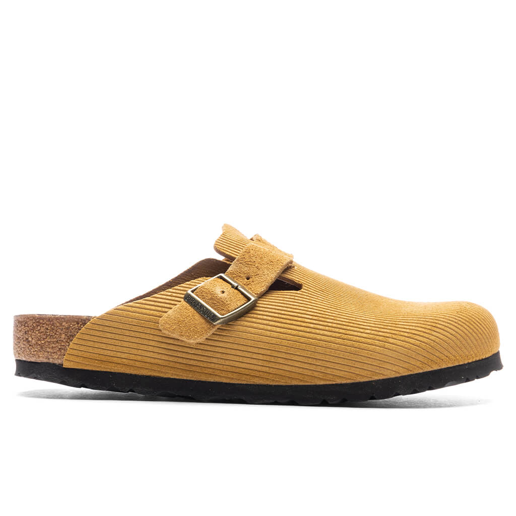 Wide Boston Suede Embossed Birkenstock оригінал – Купити в Україні – боковий вид