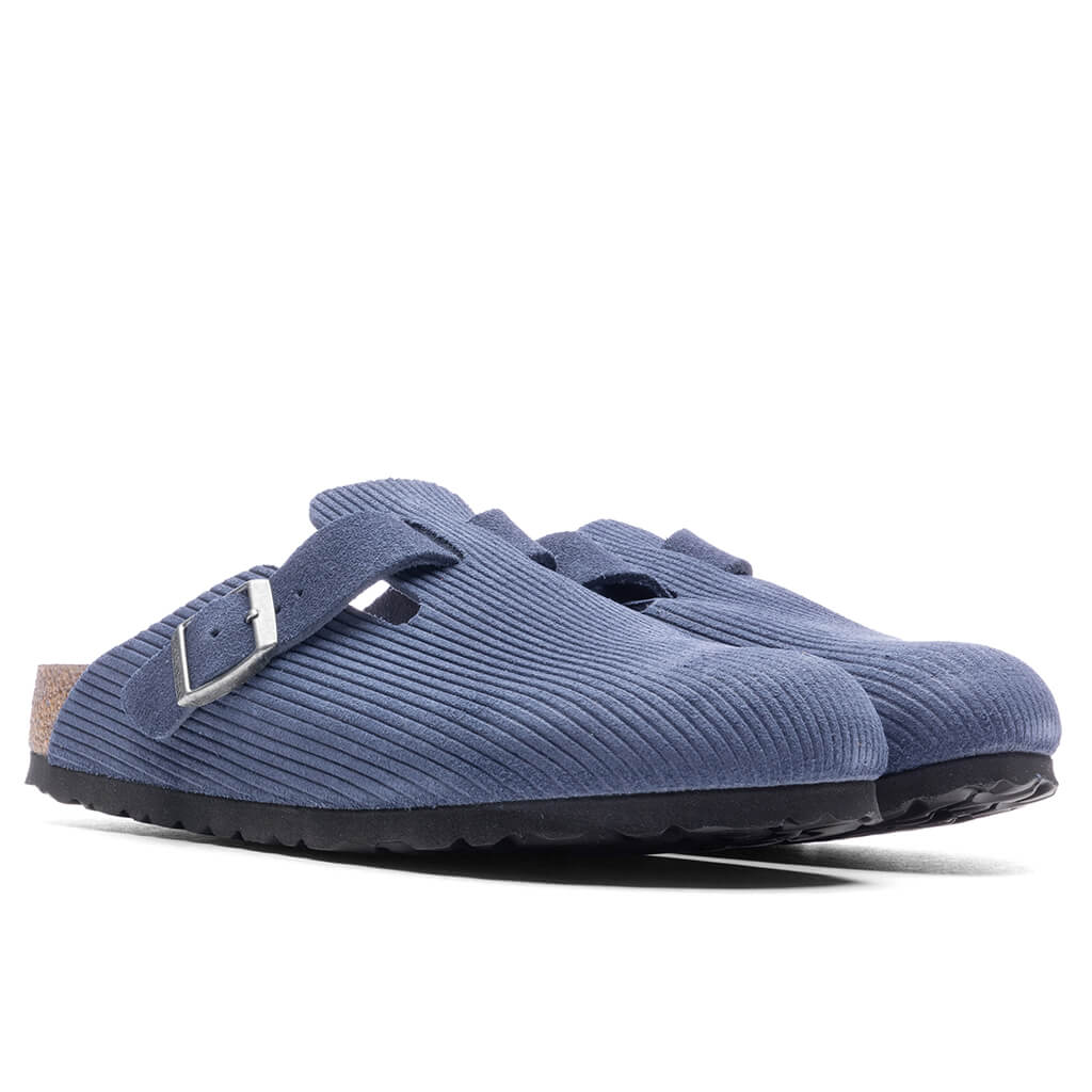 Wide Boston Suede Embossed Birkenstock оригінал – Купити в Україні – вид ззаду - BIRKENSTOCK