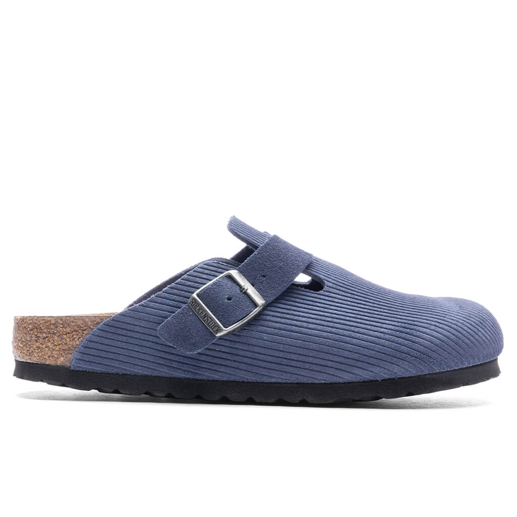 Wide Boston Suede Embossed Birkenstock оригінал – Купити в Україні – боковий вид - BIRKENSTOCK