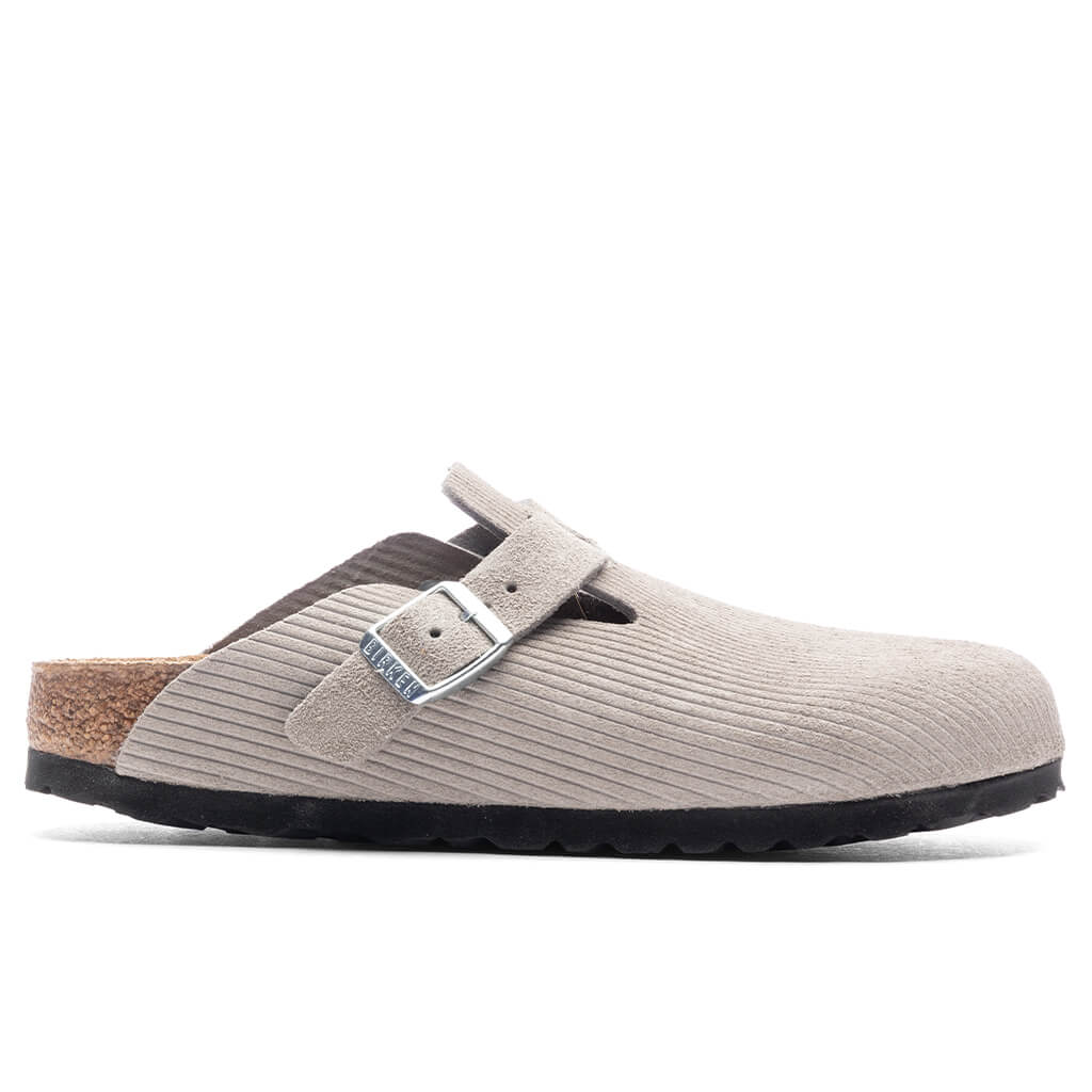 Wide Boston Suede Embossed Birkenstock оригінал – Купити в Україні – боковий вид - BIRKENSTOCK