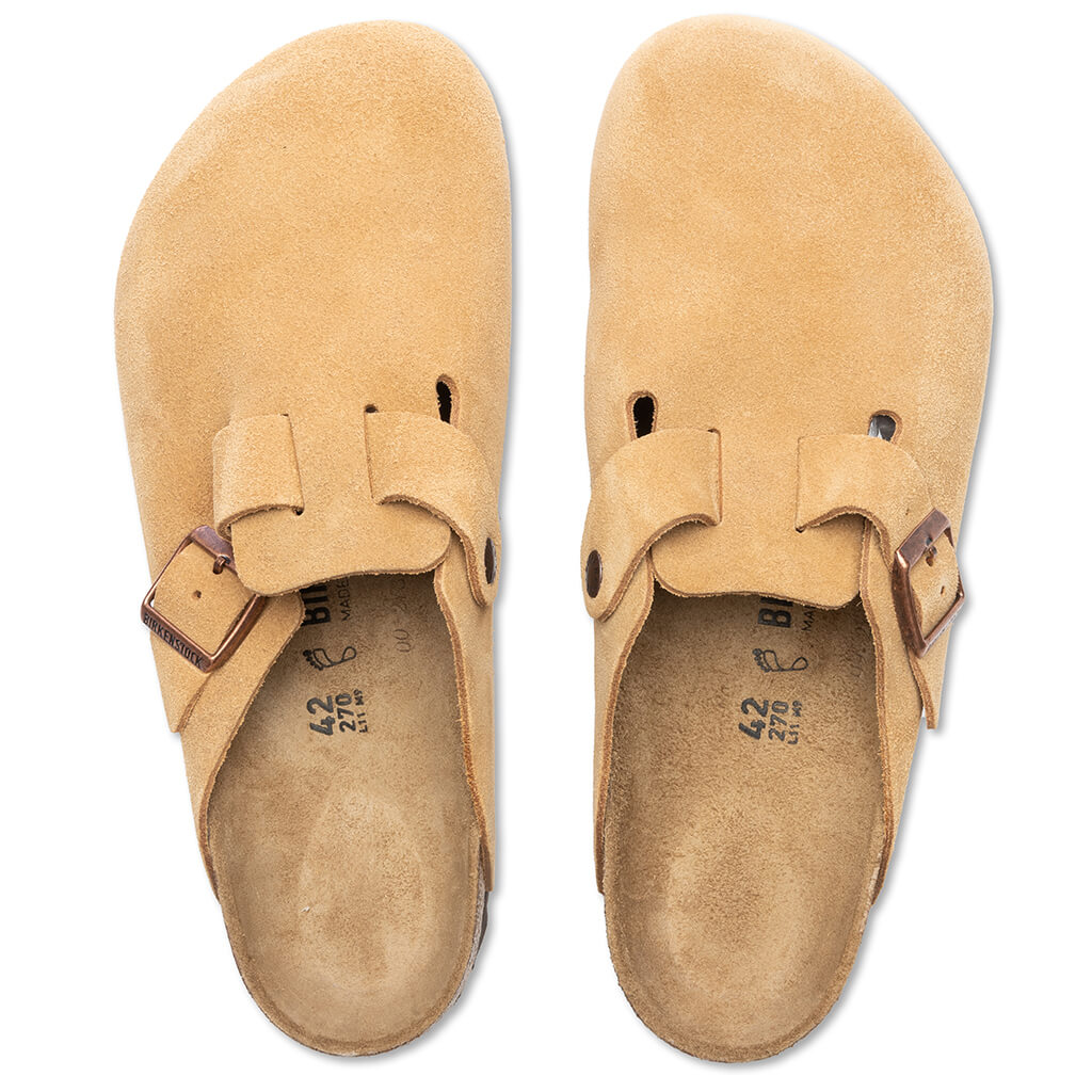 Wide Boston Suede Birkenstock оригінал – Купити в Україні – збільшений вид - BIRKENSTOCK