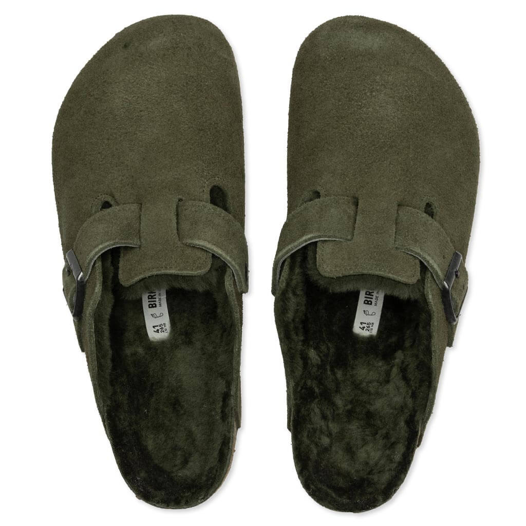 Wide Boston Suede Birkenstock оригінал – Купити в Україні – збільшений вид - BIRKENSTOCK