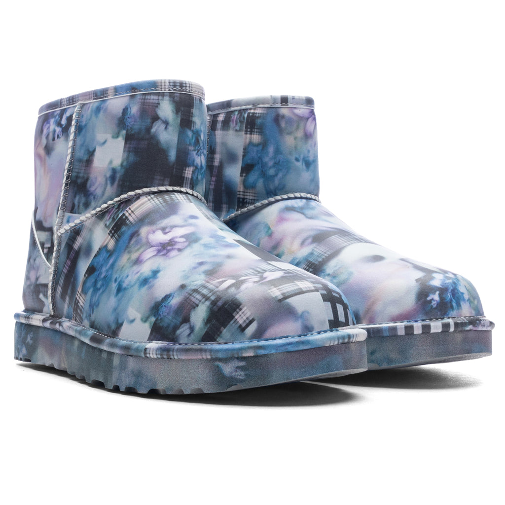 Оригінальна X Collina Strada Classic Mini Dark Blue Floral Ugg – вид ззаду