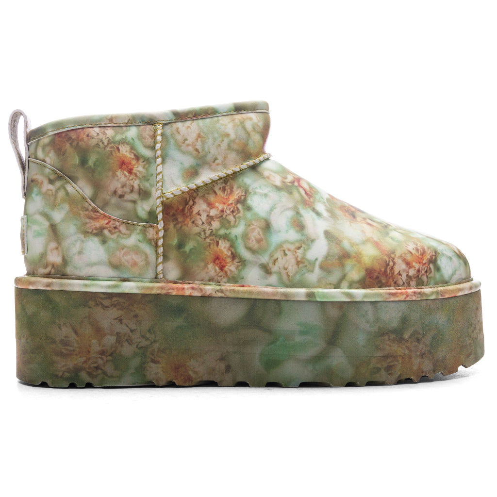 X Collina Strada Classic Ultra Mini Platform Green Floral Ugg оригінал – Купити в Україні – боковий вид