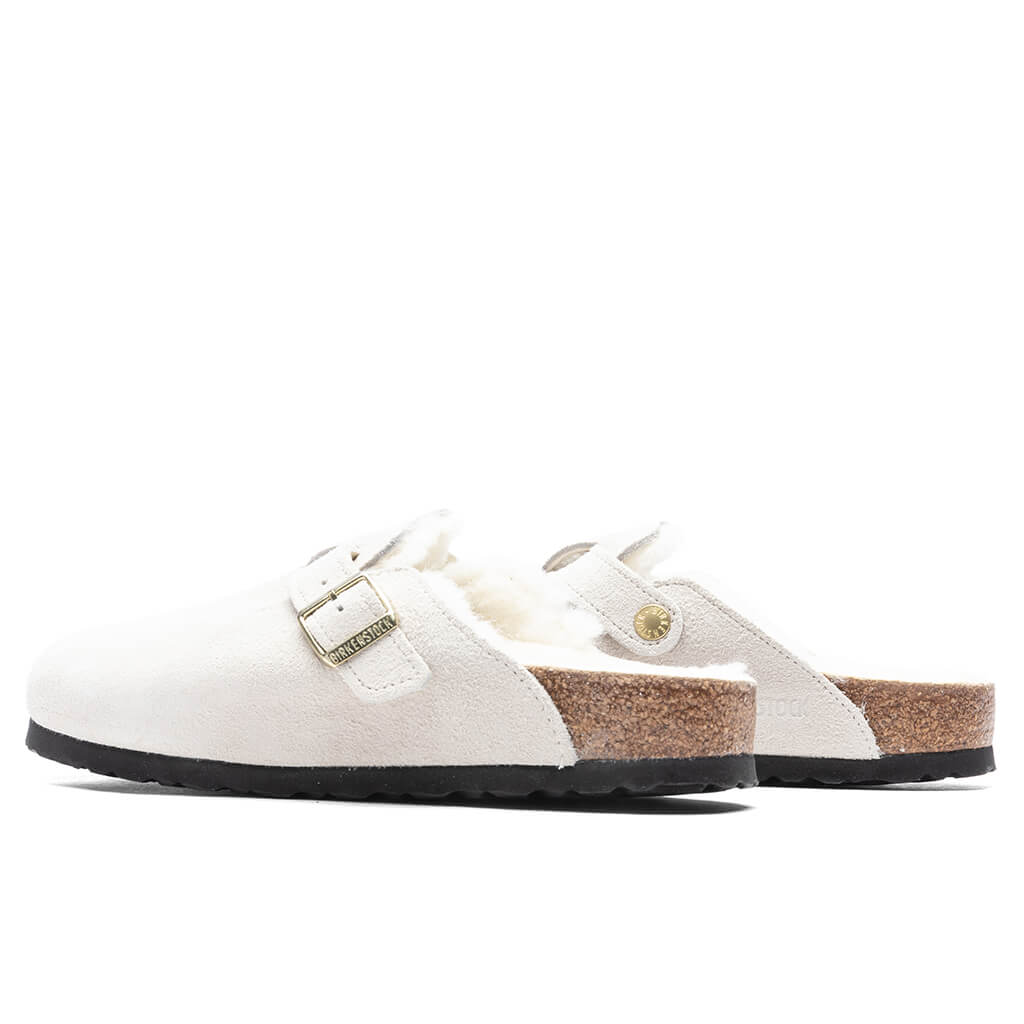 Womens Narrow Boston Shearling Suede Birkenstock – Гарантія оригінальності – детальний вид - BIRKENSTOCK