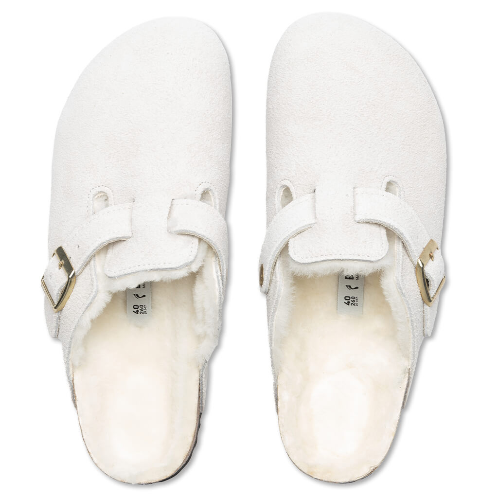 Womens Narrow Boston Shearling Suede Birkenstock – Гарантія оригінальності – збільшений вид - BIRKENSTOCK