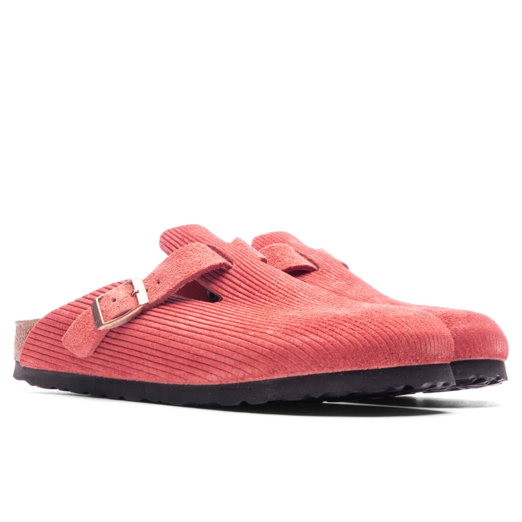 Womens Narrow Boston Suede Embossed Birkenstock оригінал – Купити в Україні – вид ззаду - BIRKENSTOCK