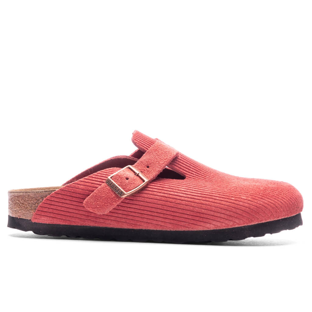 Womens Narrow Boston Suede Embossed Birkenstock оригінал – Купити в Україні – боковий вид - BIRKENSTOCK