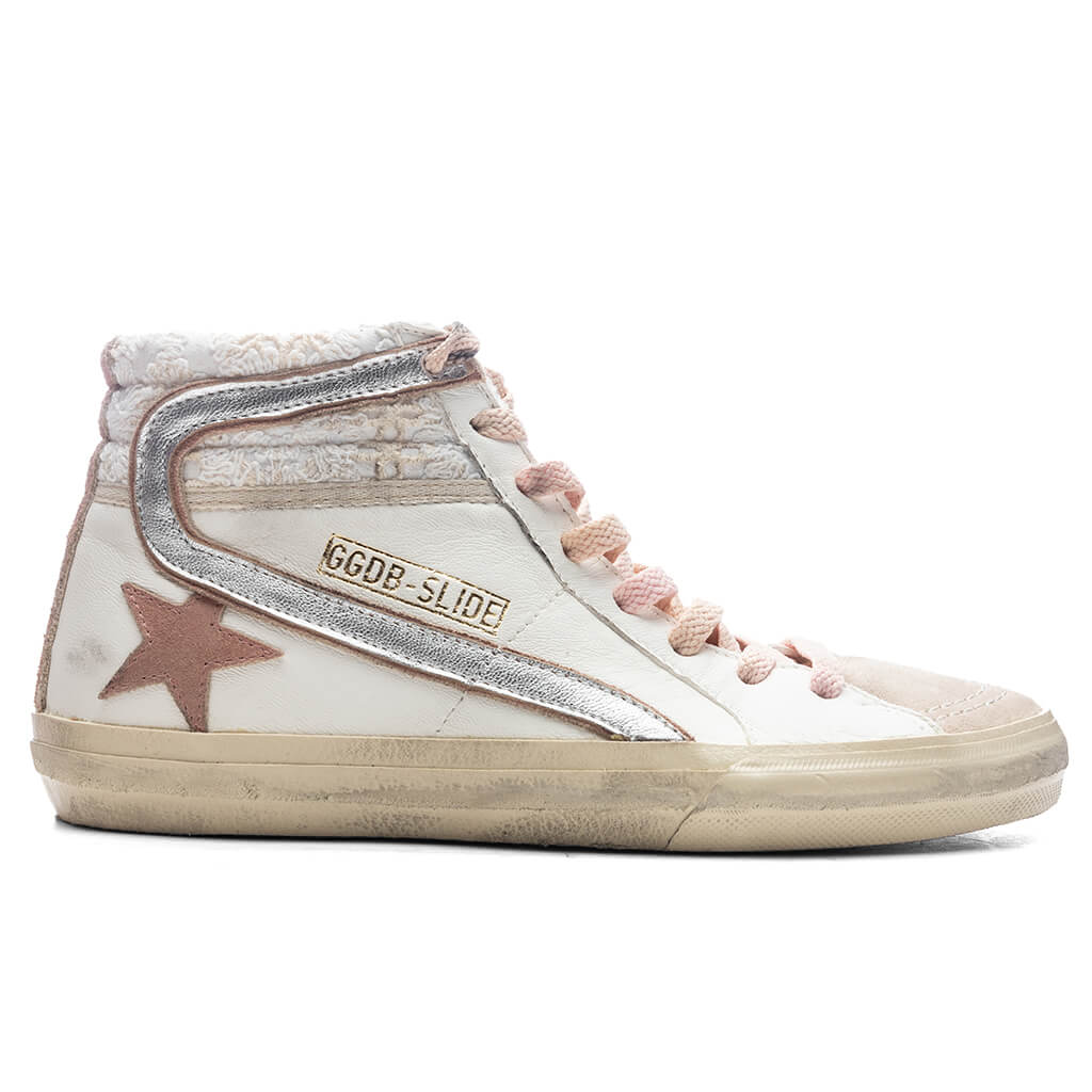 Womens Slide Suede Sneaker Golden goose – Гарантія оригінальності – боковий вид