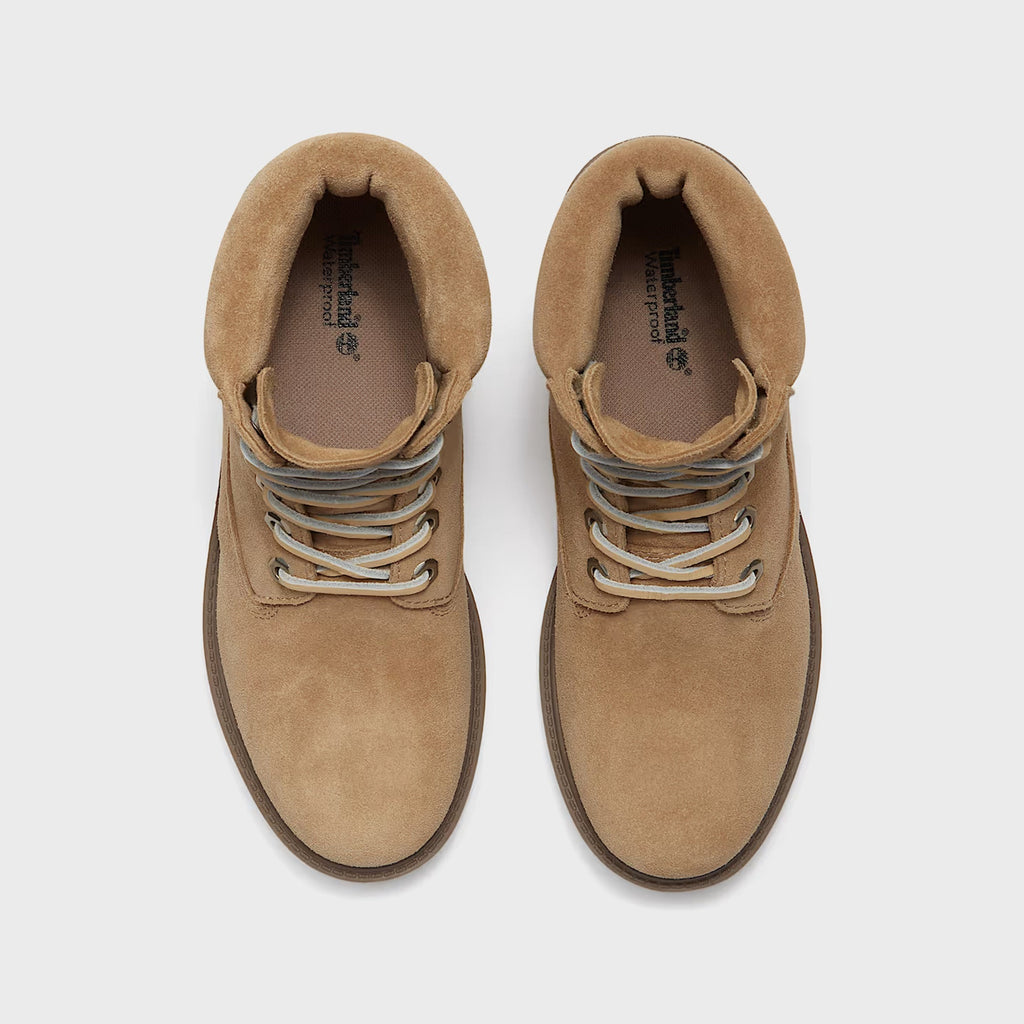Wmns 6 Inch Waterproof Boot Beige Suede Timberland – Гарантія оригінальності – детальний вид