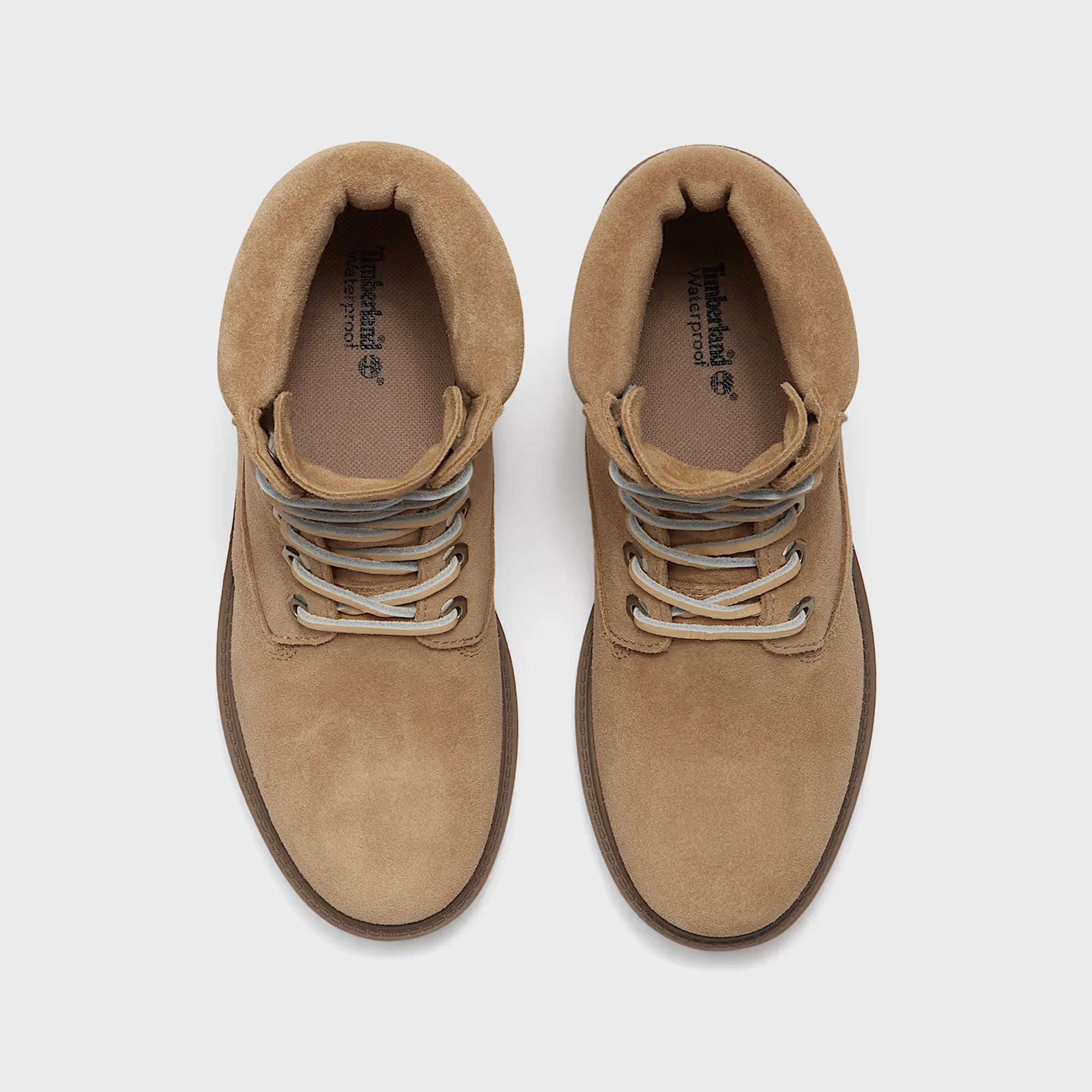Wmns 6 Inch Waterproof Boot Beige Suede Timberland – Гарантія оригінальності – детальний вид
