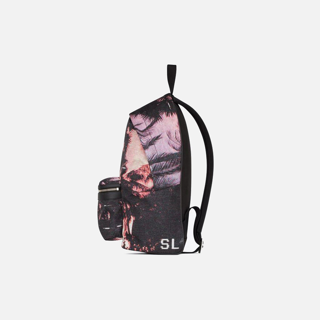 Оригінальна City Backpack Palm Print Pink Saint laurent – детальний вид