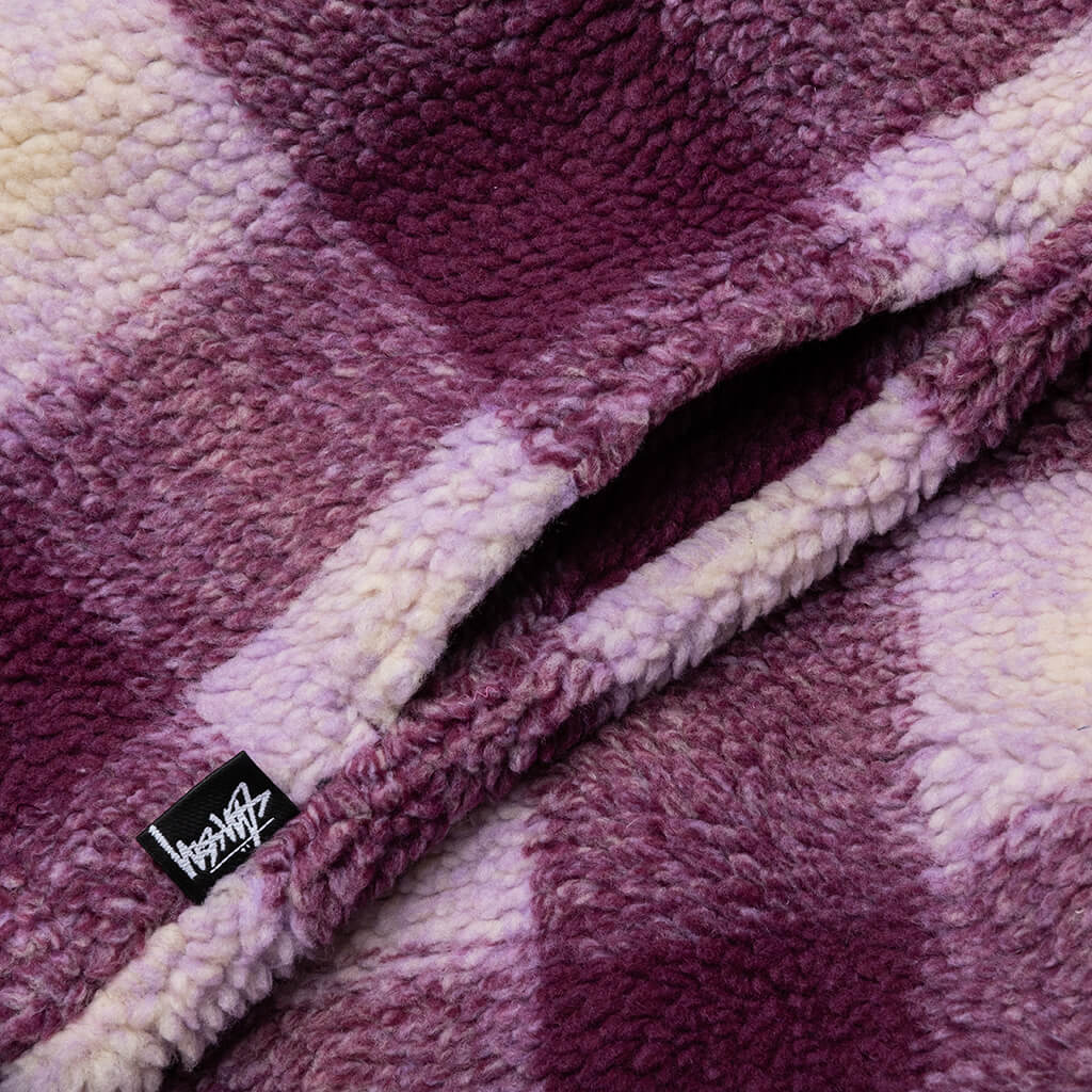Zip Sherpa Shadow Plaid Stussy – Гарантія оригінальності – збільшений вид