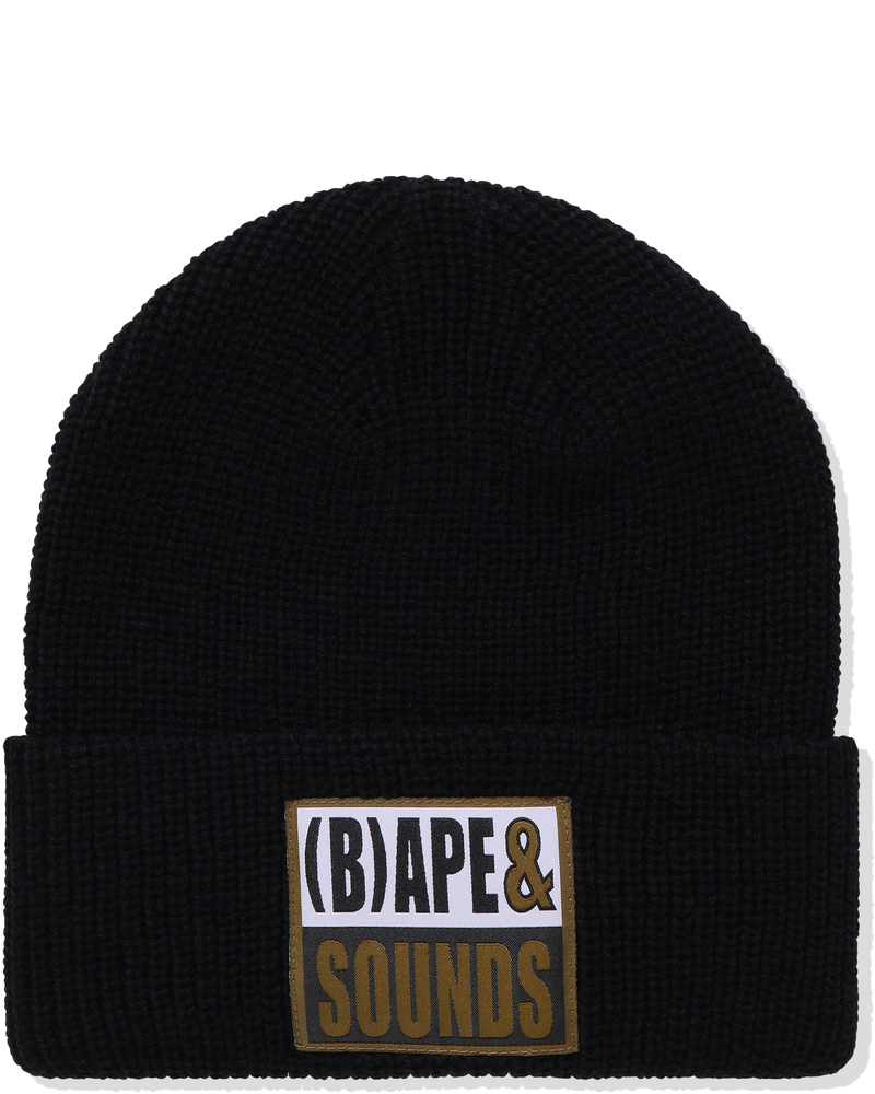 Оригінальна Ape Sounds Knit Cap Black A bathing ape