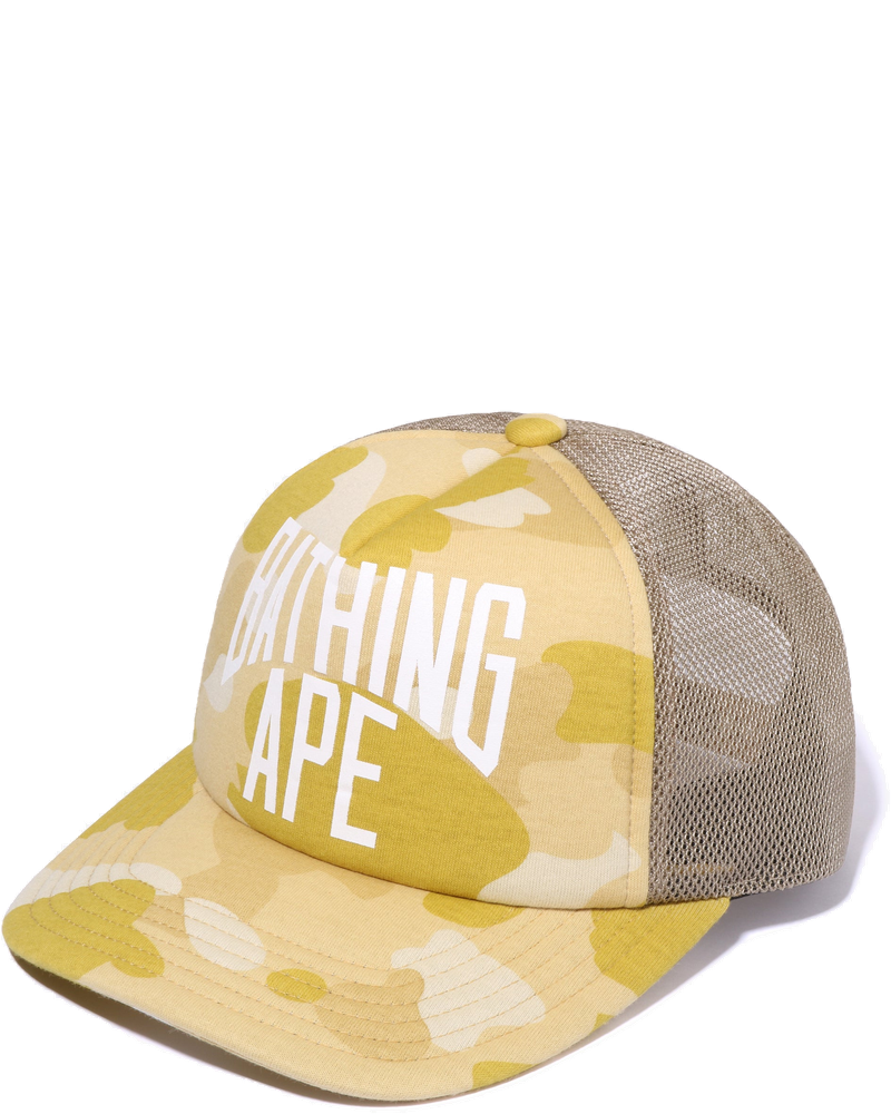 Оригінальна Color Camo Nyc Logo Mesh Cap Yellow A bathing ape