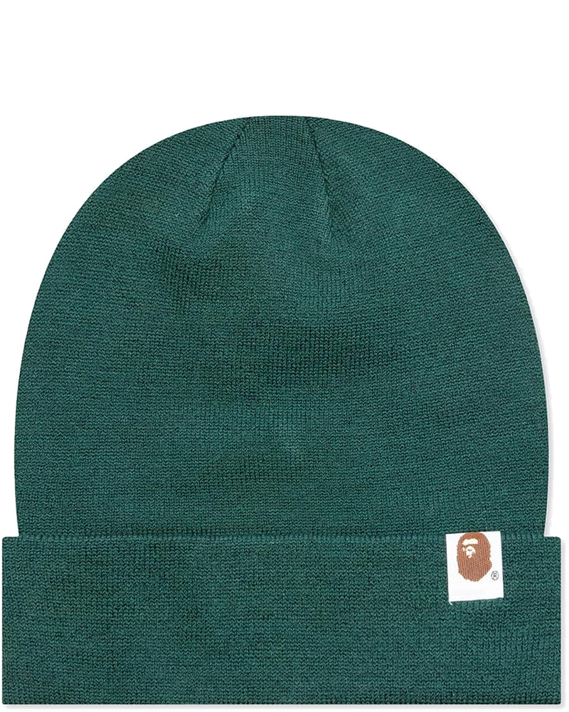 Patch Knit Cap Green A bathing ape – Гарантія оригінальності