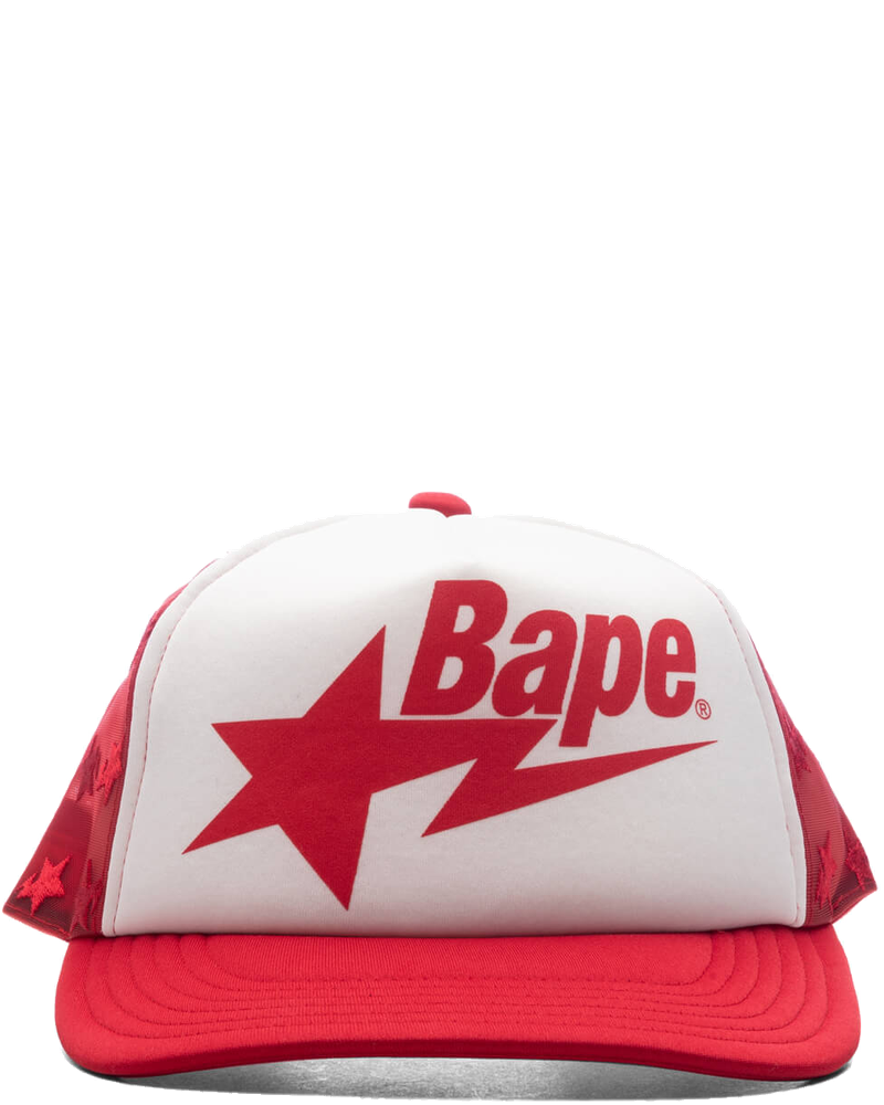 Оригінальна Sta Mesh Cap Red A bathing ape