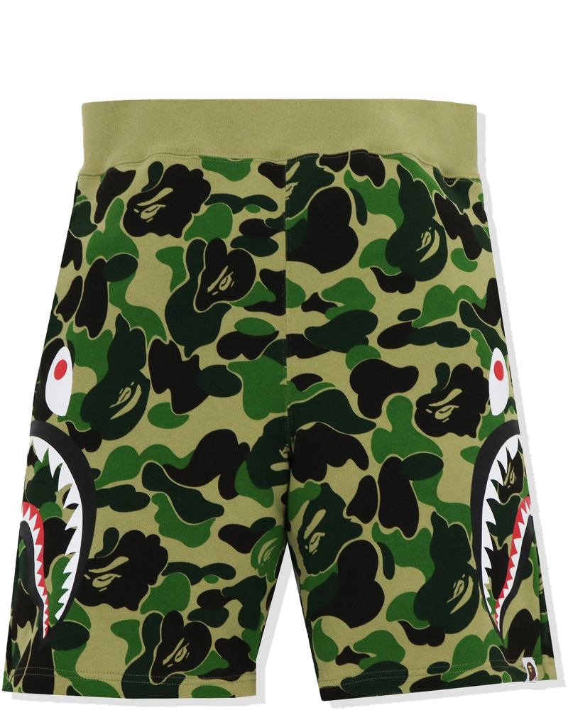 Оригінальна Big Abc Camo Side Shark Sweat Shorts Green A bathing ape