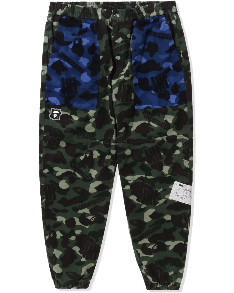 Оригінальна X Undefeated Color Camo Flannel Pants A bathing ape