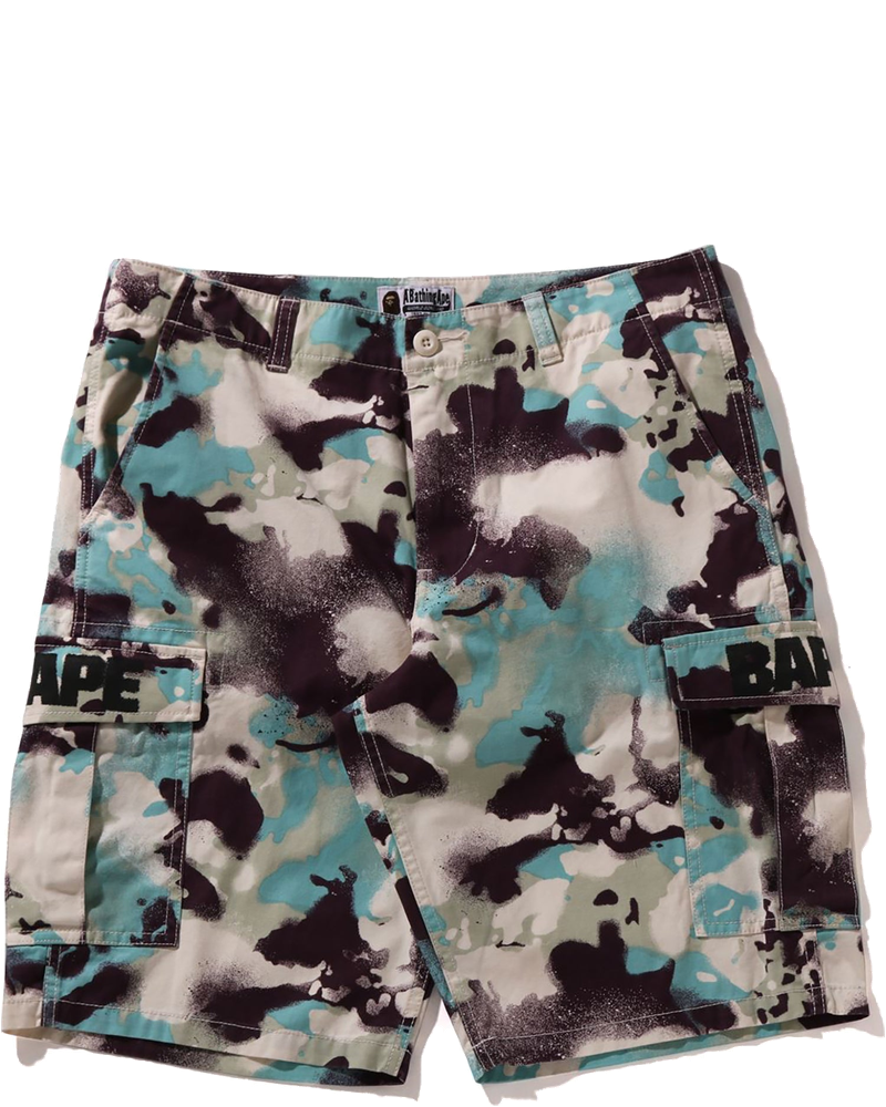 Map Camo Regular Fit Cargo Shorts Mens A bathing ape оригінал – Купити в Україні