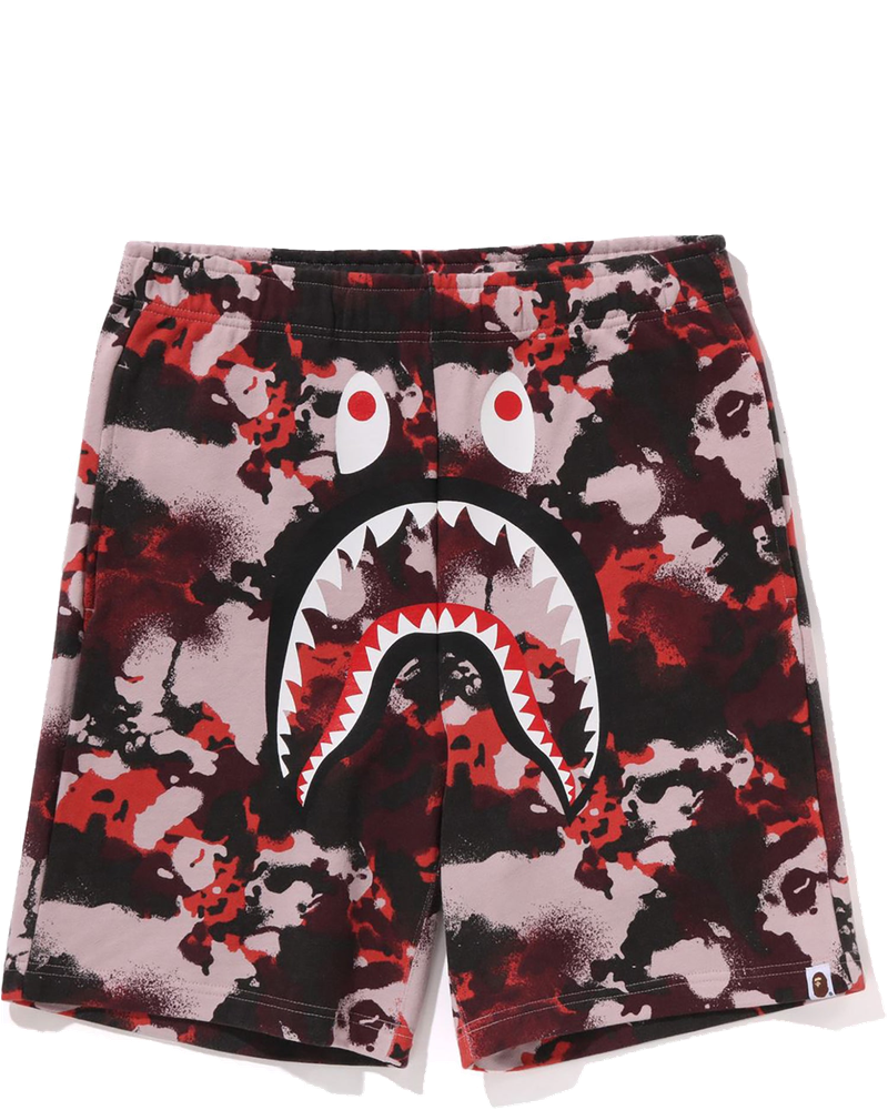 Оригінальна Map Camo Regular Fit Shark Sweat Shorts Mens A bathing ape