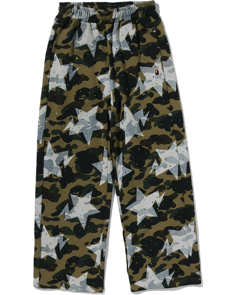 Sta Over Print 1st Camo Crystal Stone Sweat Pants Ladies A bathing ape – Гарантія оригінальності