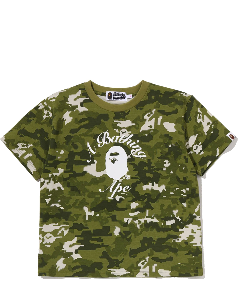 Multi Pixel Camo College Mini Tee Ladies A bathing ape – Гарантія оригінальності bg_removed_catalog