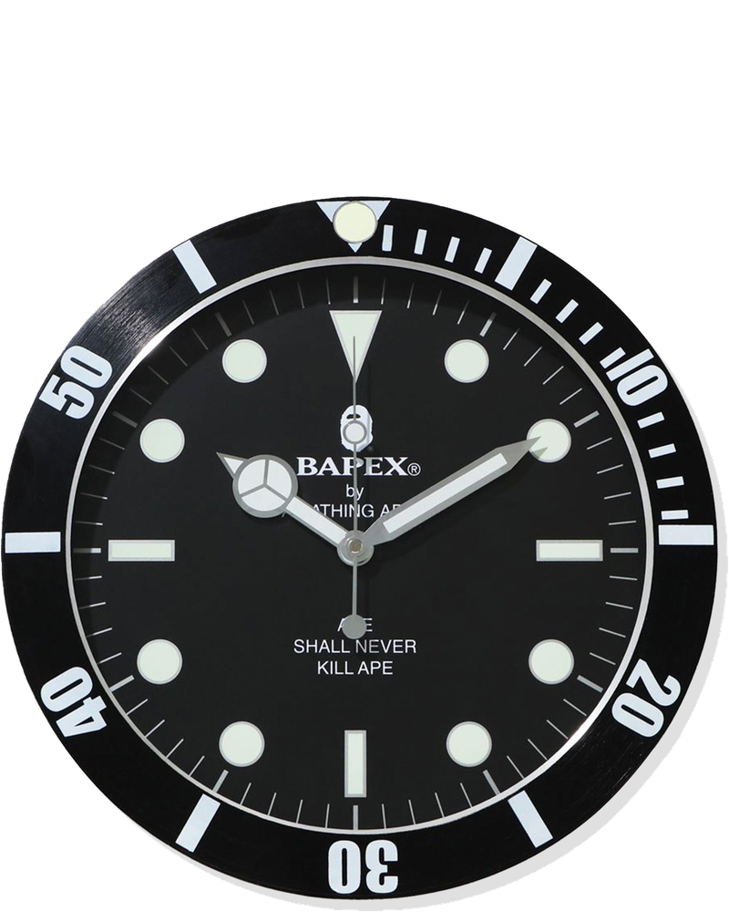 Bapex Wall Clock Black A bathing ape оригінал – Купити в Україні