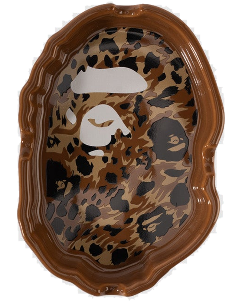 Оригінальна Wild Leopard Pattern Ape Head Ashtray A bathing ape