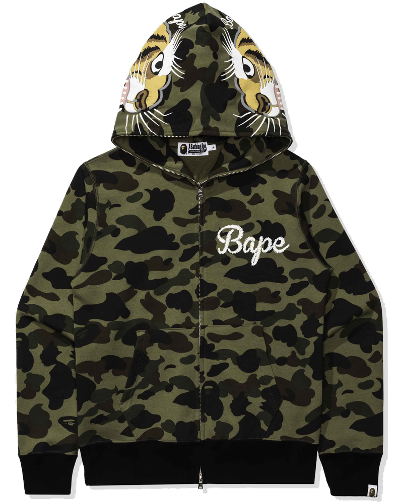 1st Camo Tiger Full Zip Hoodie A bathing ape оригінал – Купити в Україні