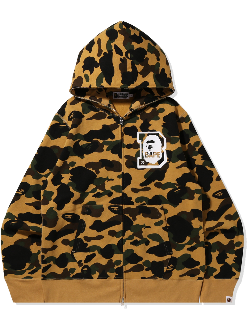 1st Camo Bape Full Zip Hoodie Yellow A bathing ape оригінал – Купити в Україні