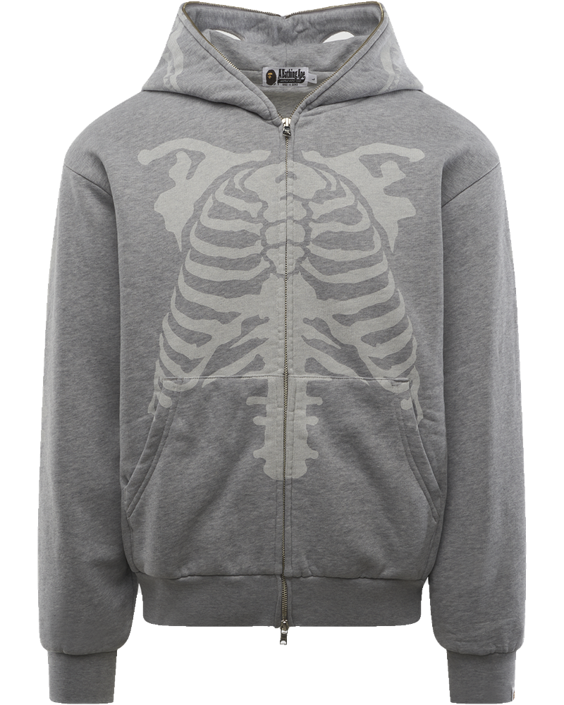 Оригінальна Skeleton Shark Full Zip Hoodie A bathing ape