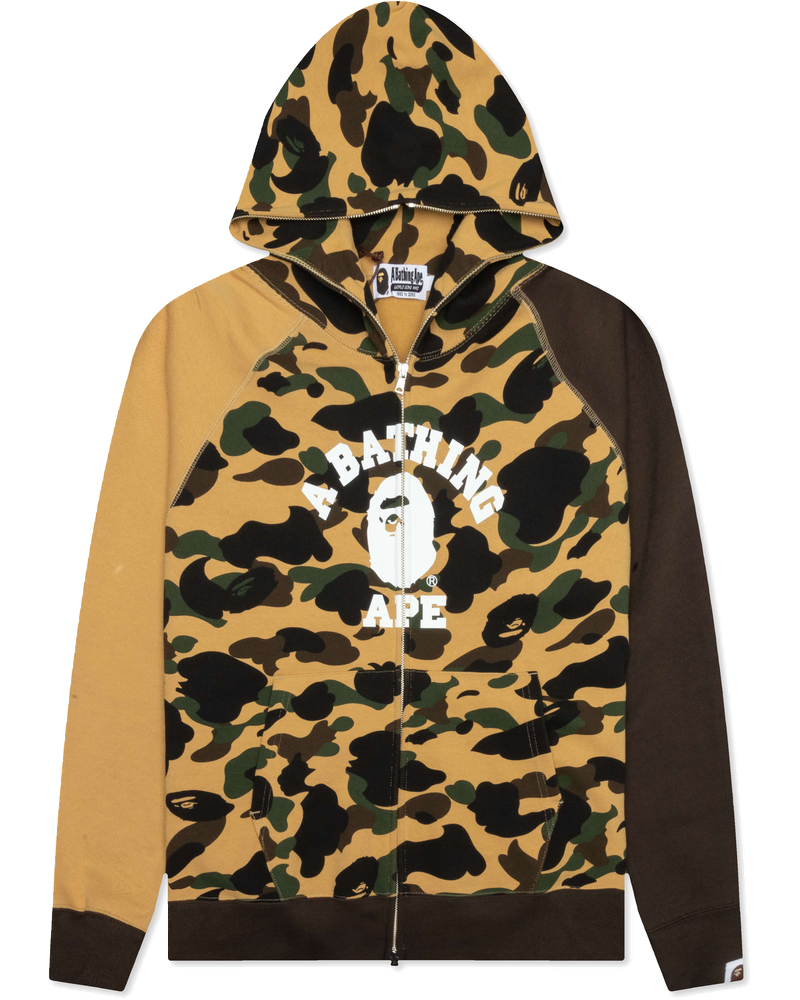 Оригінальна 1st Camo Crazy College Full Zip Hoodie A bathing ape