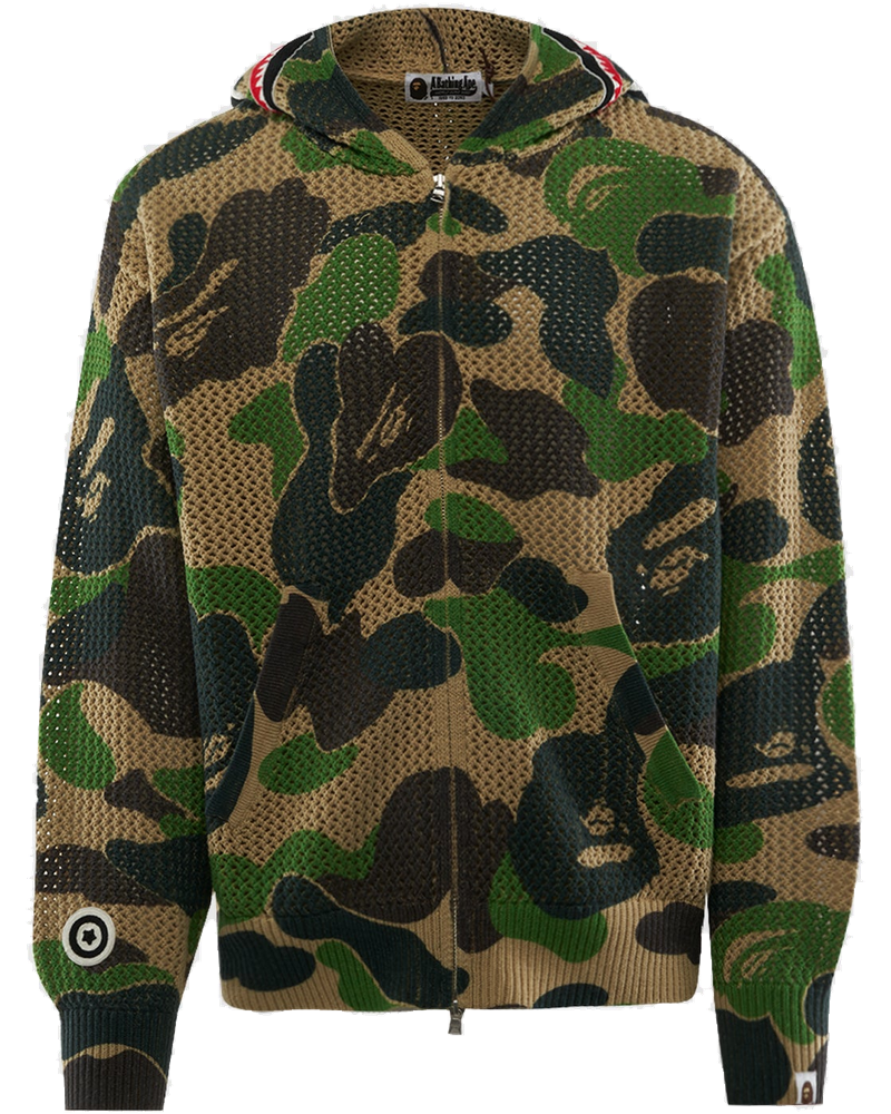 Оригінальна Camo Crochet Hoodie A bathing ape