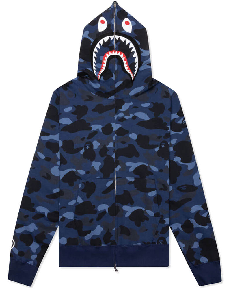 Camo Shark Full Zip Hoodie A bathing ape оригінал – Купити в Україні