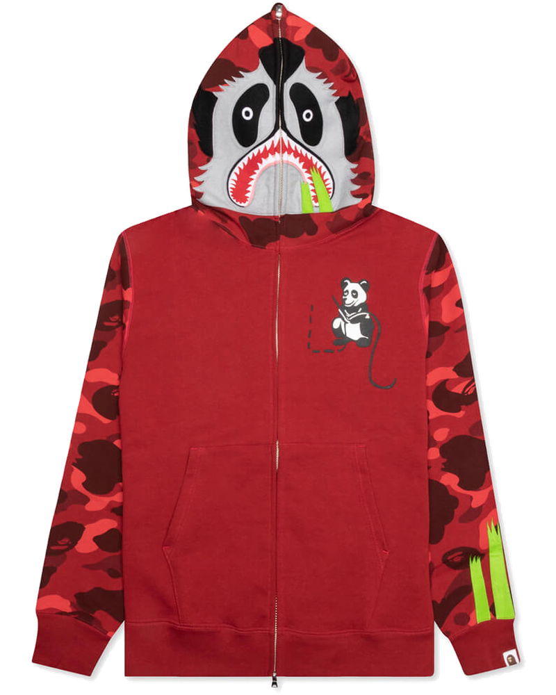 Color Camo Panda Full Zip Hoodie A bathing ape – Гарантія оригінальності
