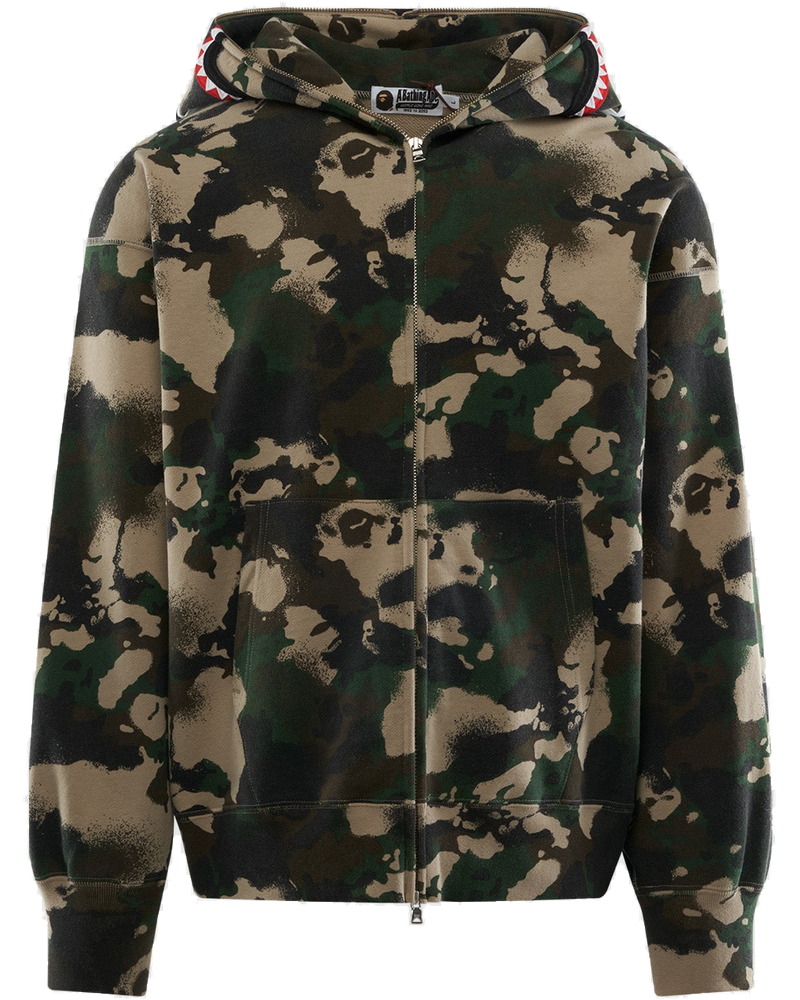 Map Camo Full Zip Hoodie A bathing ape – Гарантія оригінальності