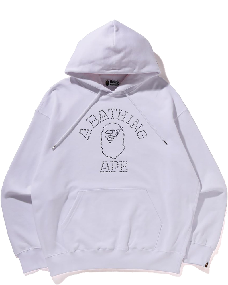 Rhinestone College Pullover Hoodie Mens A bathing ape оригінал – Купити в Україні