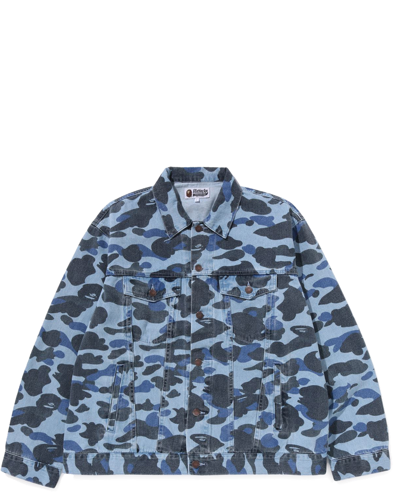 Mens Colour Camo Denim Jacket A bathing ape – Гарантія оригінальності