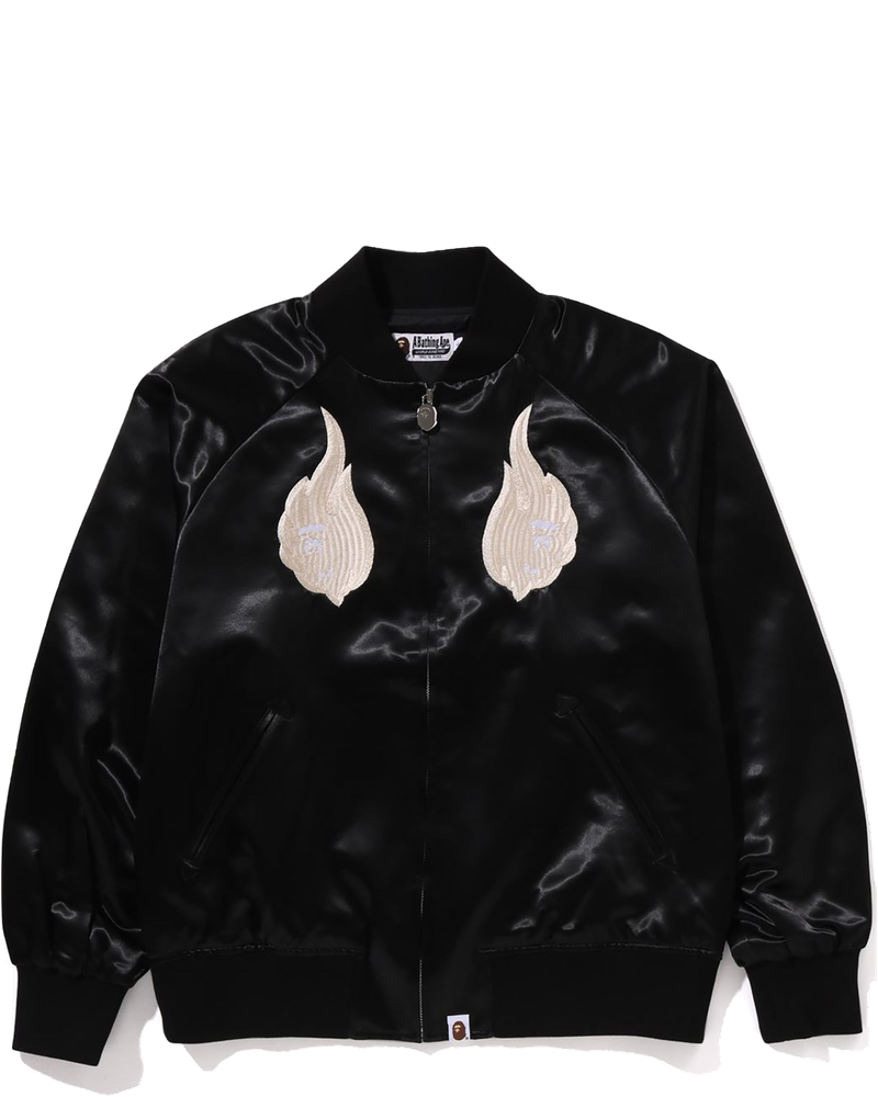 Skeleton Logo Souvenir Jacket Mens A bathing ape – Гарантія оригінальності