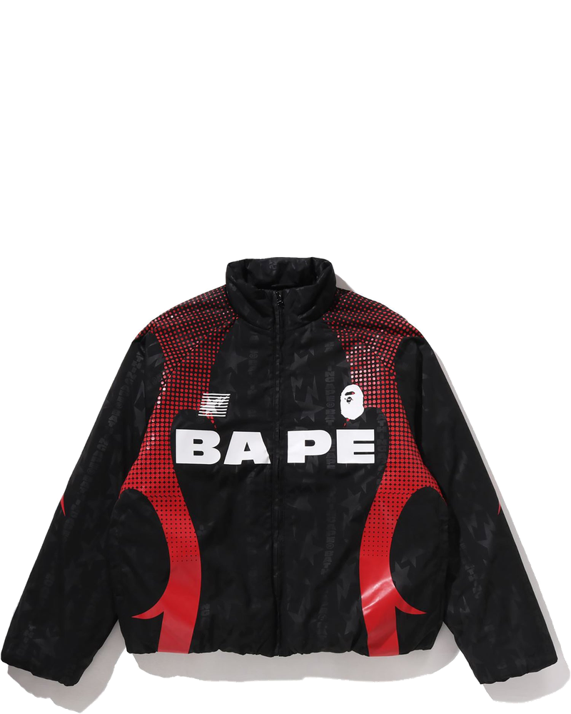 Aba Frame Monogram Jacquard Multi Logo Padded Jacket Mens A bathing ape – Гарантія оригінальності