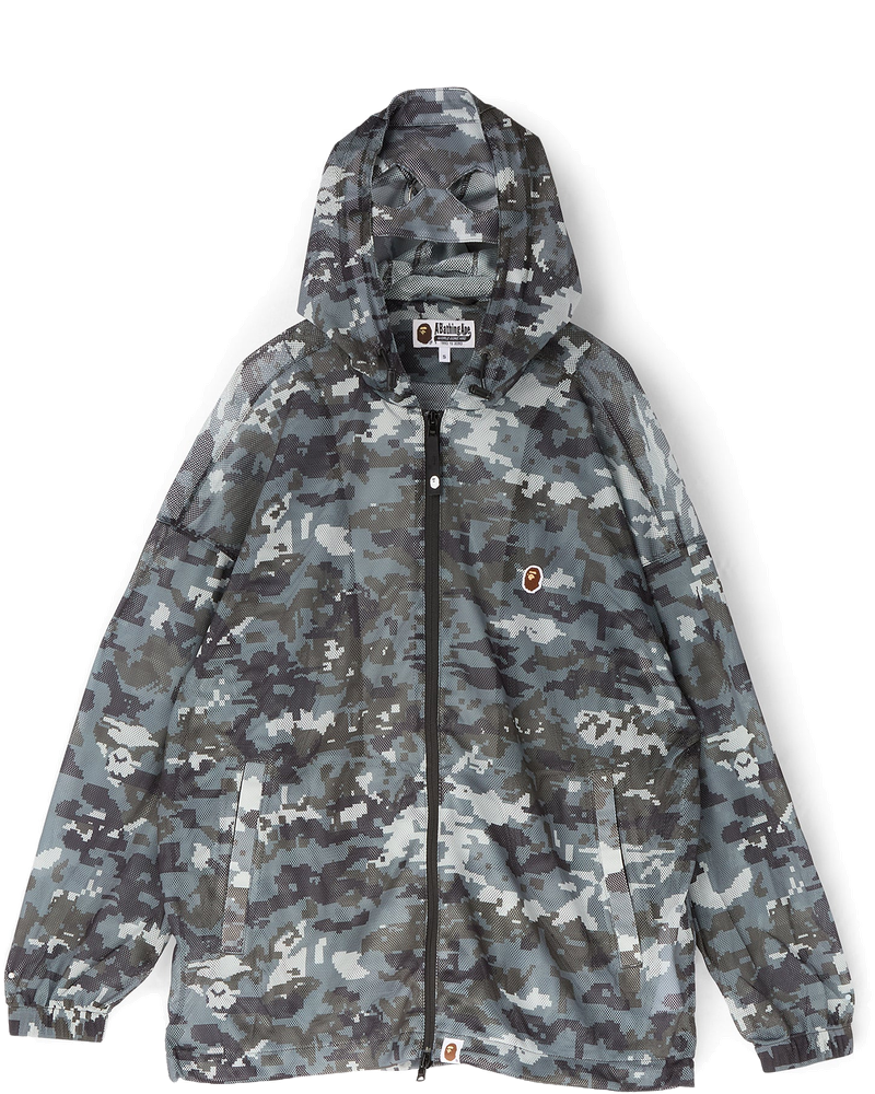 Multi Pixel Camo Mesh Hoodie Jacket M A bathing ape – Гарантія оригінальності