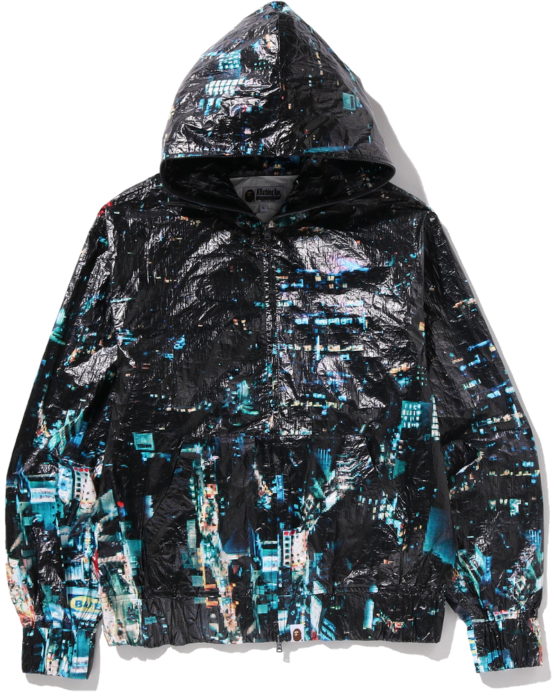 Overall Print Crease Hooded Jacket Mens A bathing ape оригінал – Купити в Україні