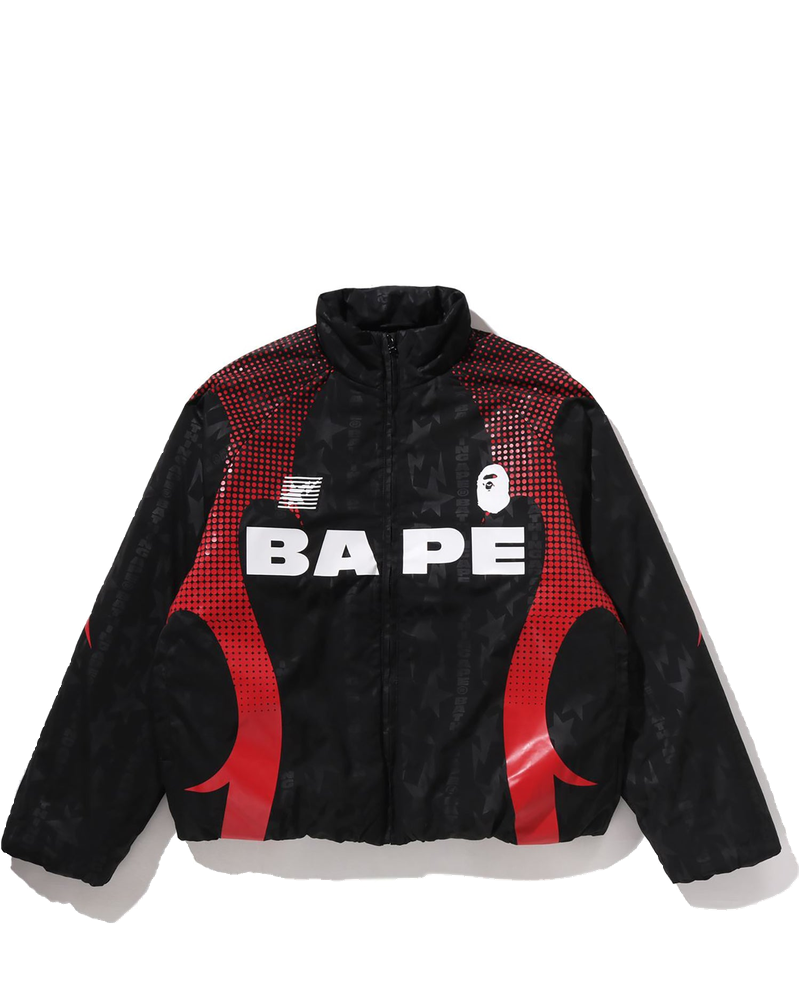 Aba Frame Monogram Jacquard Multi Logo Padded Jacket Mens A bathing ape – Гарантія оригінальності bg_removed_catalog
