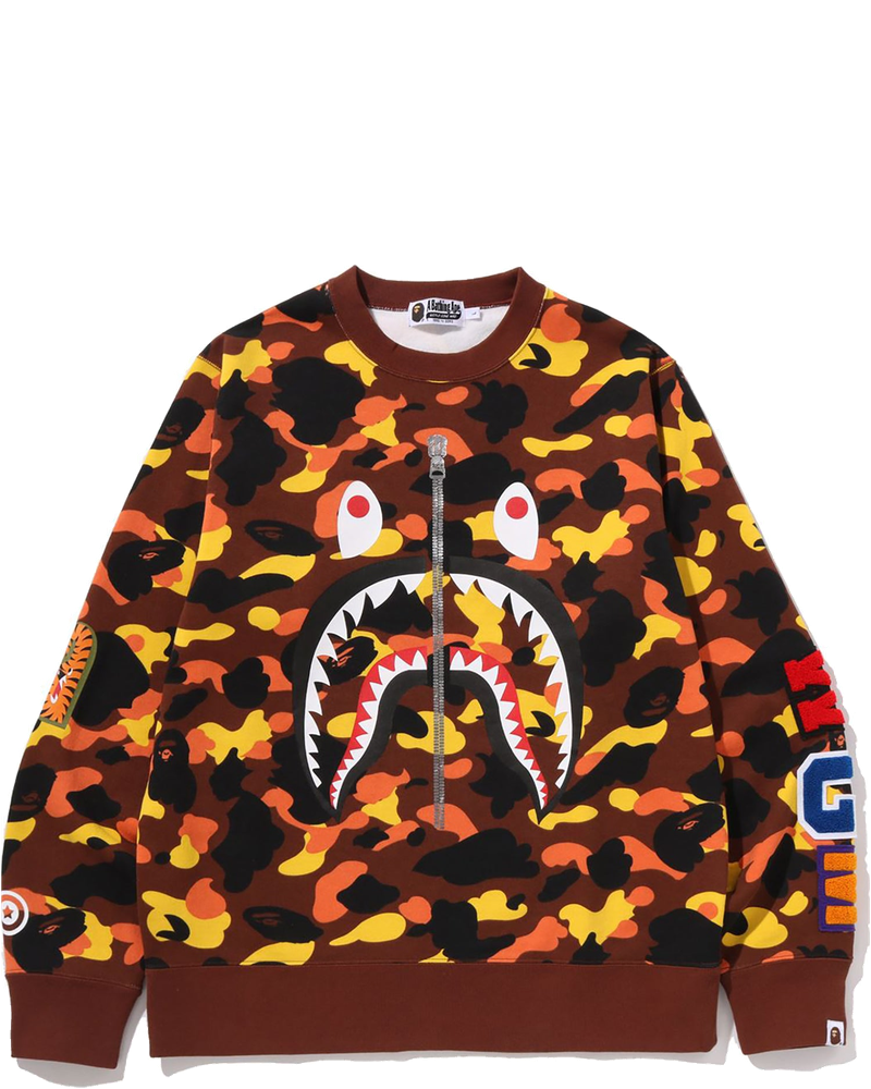 Оригінальна 1st Camo Shark Crewneck Sweatshirt Mens A bathing ape