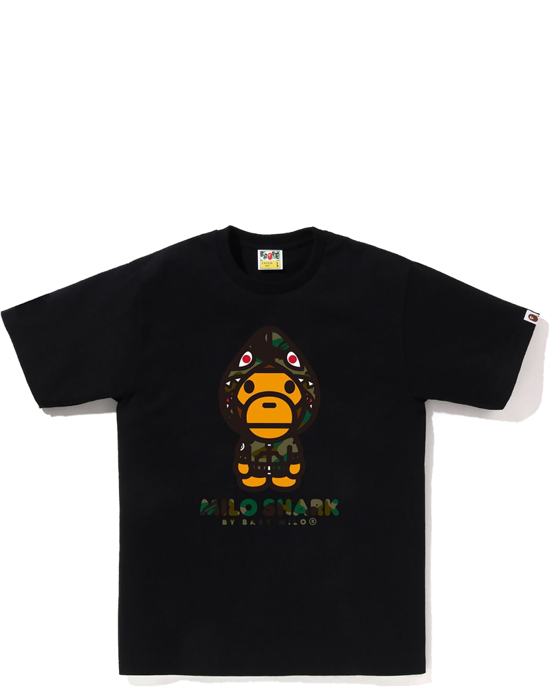 1st Camo Milo Shark Fzh Tee Mens A bathing ape – Гарантія оригінальності