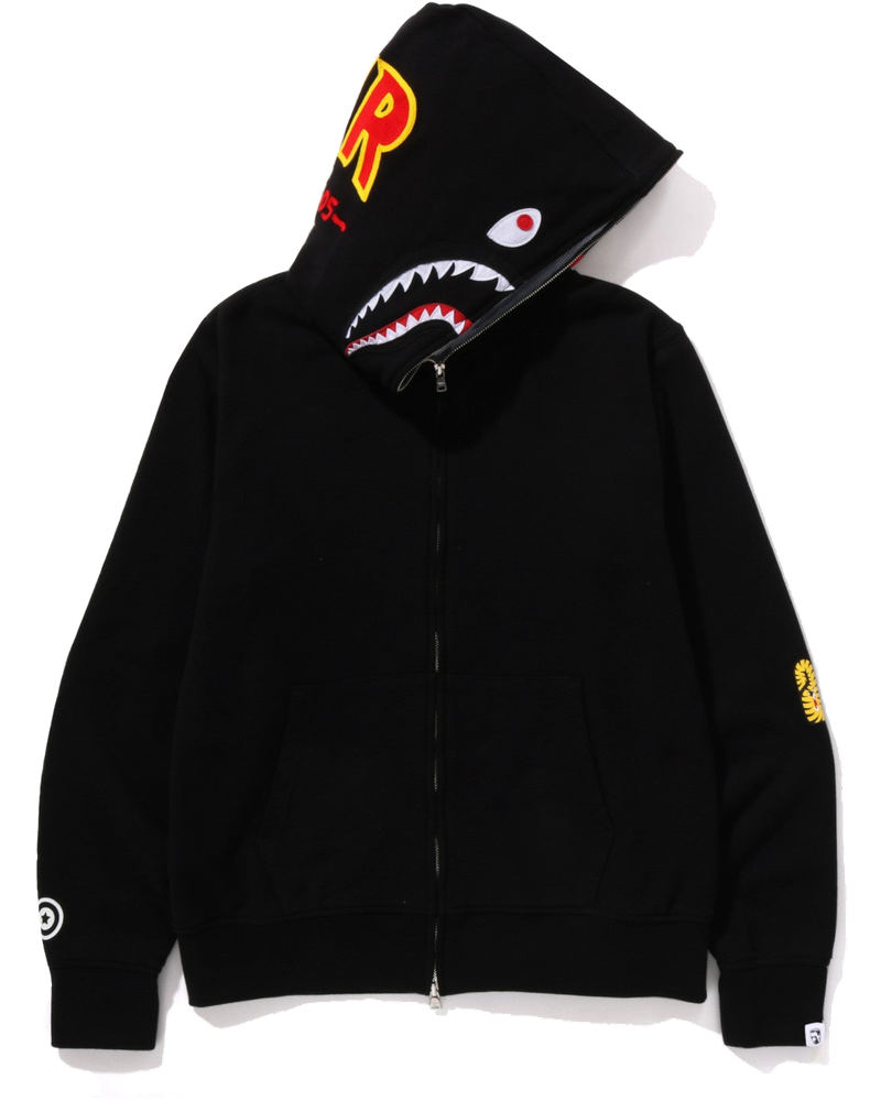2nd Shark Full Zip Hoodie Mens A bathing ape – Гарантія оригінальності