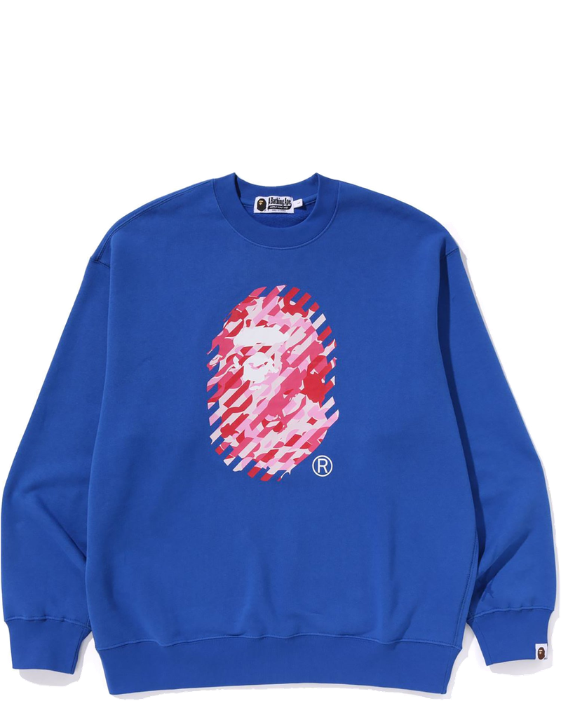 Abc Camo Ape Head Relaxed Fit Crewneck Sweatshirt Mens A bathing ape – Гарантія оригінальності