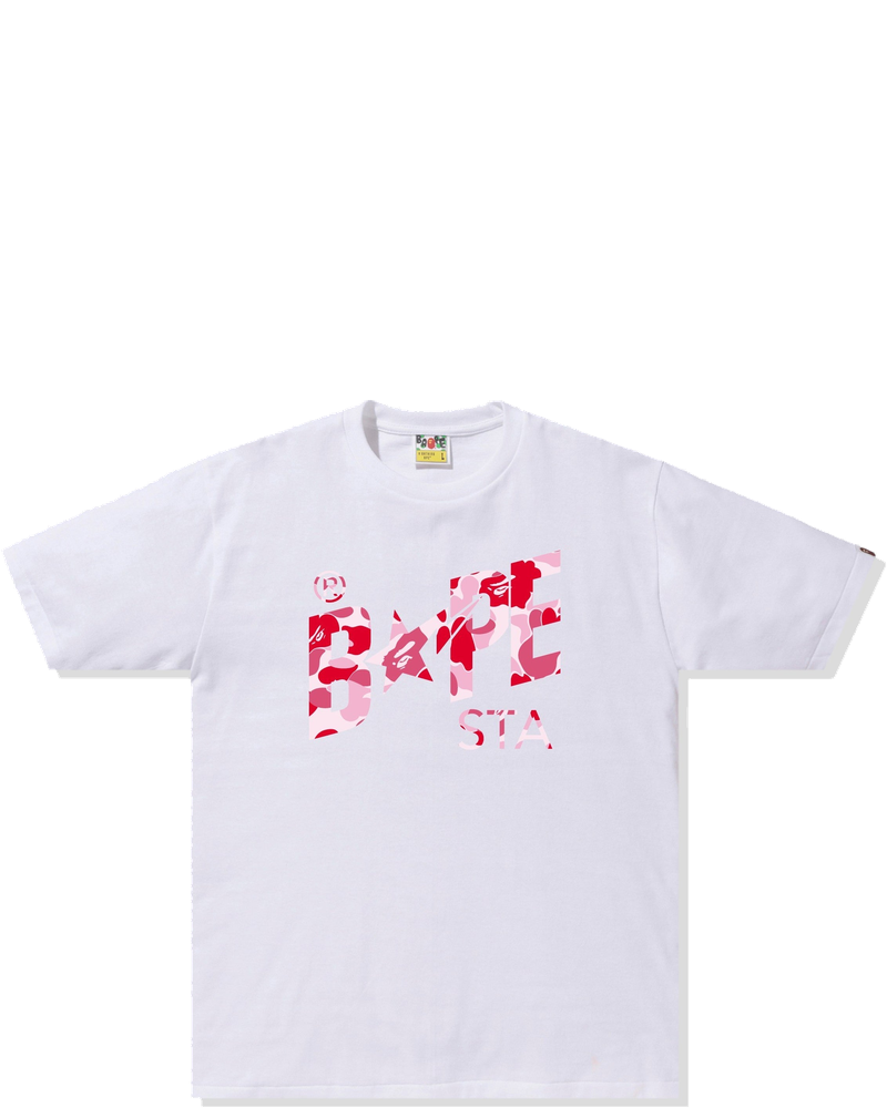 Abc Camo Bape Sta Logo Tee White A bathing ape – Гарантія оригінальності