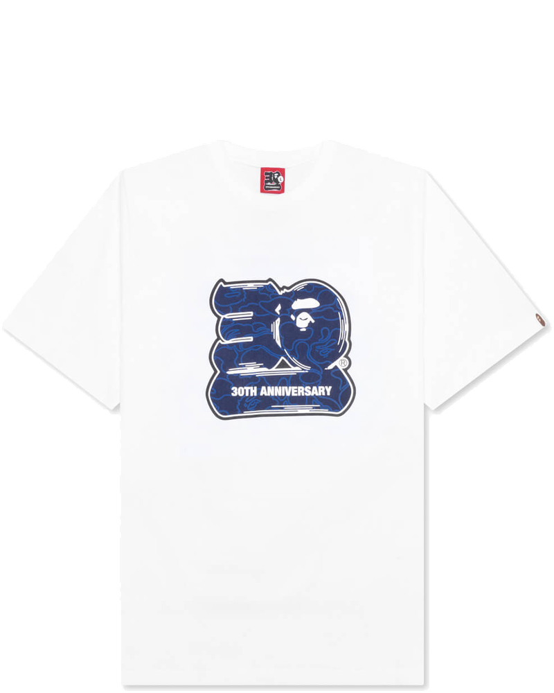 Оригінальна 30th Anniversary Tee #2 White A bathing ape
